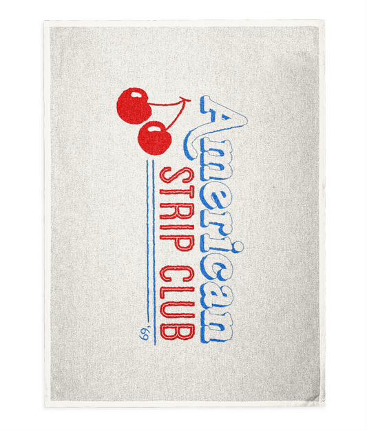 The American Club Tea Towel