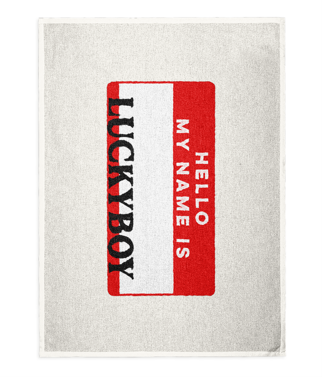 The LuckyBoy Tea Towel